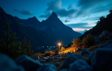 Due alpiniste in difficoltà durante un salvataggio notturno