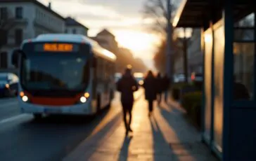 Manifestazione per lo sciopero del trasporto pubblico