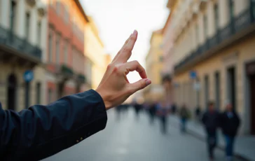 Gesto di aiuto per situazioni di emergenza