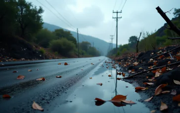 Immagine della popolazione di Stromboli in cerca di aiuto