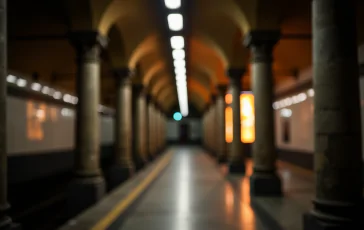 Controlli di sicurezza nelle stazioni metro di Roma