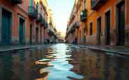 Immagine della solidarietà del popolo di Valencia dopo l'alluvione