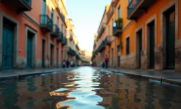 Immagine della solidarietà del popolo di Valencia dopo l'alluvione