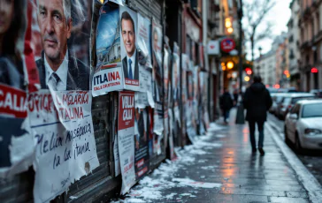 Immagine che rappresenta le tensioni nel centrosinistra italiano