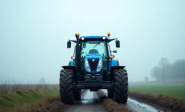 Anziano agricoltore schiacciato da un trattore in un campo