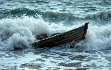 Barcone affondato con migranti al largo della Sardegna