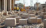 Immagine di un cantiere a Nardò dopo un crollo mortale