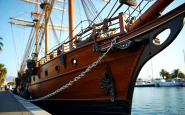 Nave Amerigo Vespucci in porto a Phuket durante l'evento