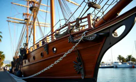 Nave Amerigo Vespucci in porto a Phuket durante l'evento