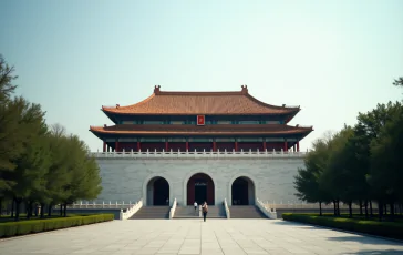 Sergio Mattarella durante la visita di Stato in Cina