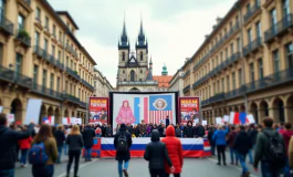 Giovani della Gen Z al seggio elettorale per le elezioni 2024