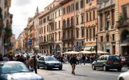 Gianni Ippoliti dopo l'aggressione in centro a Roma