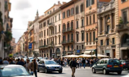 Gianni Ippoliti dopo l'aggressione in centro a Roma