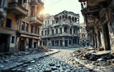 Immagine che rappresenta la situazione ad Aleppo durante l'Avvento