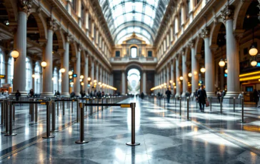 Barriere di accesso alla stazione di Santa Lucia a Venezia