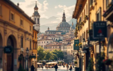 Panorama di Bergamo, la città con la migliore qualità della vita in Italia