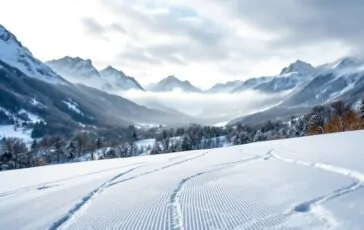 Clizia Incorvaia mentre si diverte sulla neve