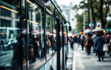 Immagine di un mezzo pubblico degradato a Milano