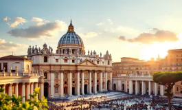 Fedeli in preghiera durante il Giubileo 2023 a San Pietro