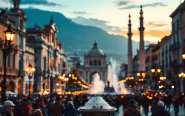 Immagine del Giubileo a Napoli con simboli di fede