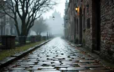 Vista del Passetto di Borgo, un antico camminamento romano