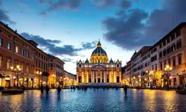 Il Papa saluta i bambini durante un breve volo