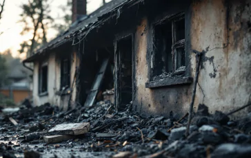 Incendio doloso a Canosa di Puglia che colpisce Ventola