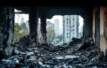 Incendio devastante in un'abitazione a Scandiano