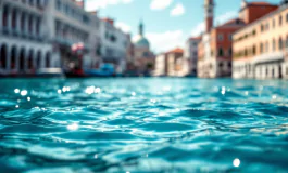 Scontro tra un barcone e un vaporetto nella laguna di Venezia