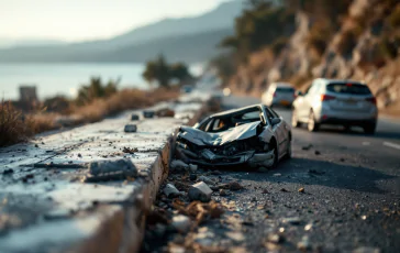 Incidente mortale sulla variante Aurelia con veicoli coinvolti