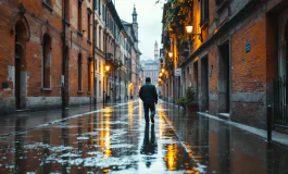 Amina sorride mentre ricostruisce la sua vita dopo l'alluvione