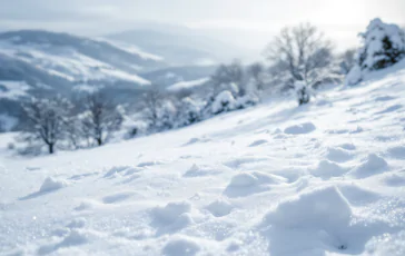 Nevicate in provincia di Foggia con disagi nei comuni montani