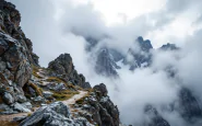 Soccorritori bloccati dal maltempo sul Gran Sasso