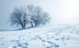 Neve e vento forte nel centro-sud Italia durante il maltempo