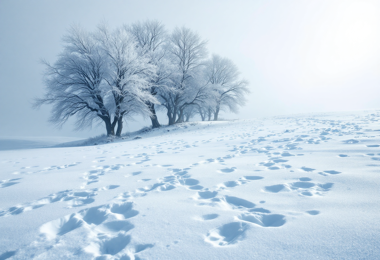 neve e vento forte nel centro-sud