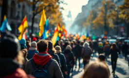 Manifestazione a Torino per la libertà del Rojava e Kurdistan