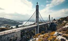 Memoriale dedicato alle vittime del ponte Morandi