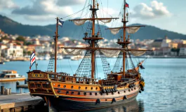 Amerigo Vespucci in navigazione verso nuove terre