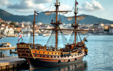 Amerigo Vespucci in navigazione verso nuove terre