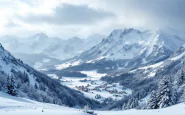 Paesaggio innevato dell'Appennino emiliano-romagnolo