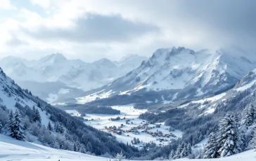 Paesaggio innevato dell'Appennino emiliano-romagnolo