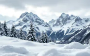 Nevicate in Alto Adige con strade innevate e avviso di prudenza