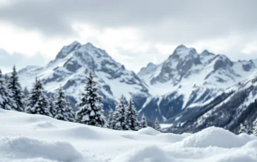 Nevicate in Alto Adige con strade innevate e avviso di prudenza