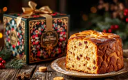 Panettone decorato che celebra la tradizione di Milano