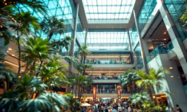 Momento di panico in un centro commerciale affollato