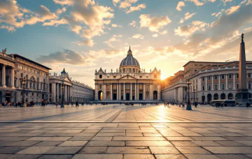 Papa Francesco durante un discorso per la pace nel mondo