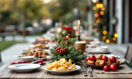 Pranzo di Natale della comunità di Sant'Egidio con persone sorridenti