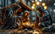 Presepe metalmeccanico che rappresenta tradizione e lavoro