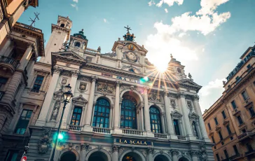 Flash mob di protesta davanti alla Scala di Milano