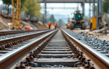 Treno ad alta velocità in partenza da Firenze verso Roma